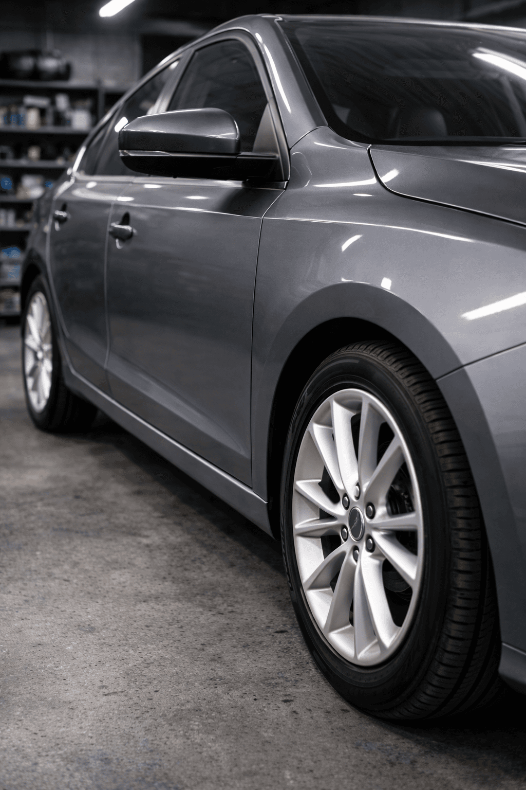 Reparación de golpe lateral — después